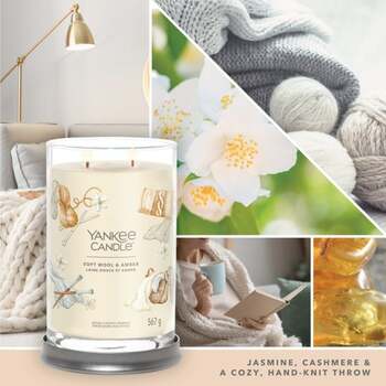 Soft Wool & Amber Signature Tumbler Candle (jemná vlna a ambra) - Vonná sviečka
